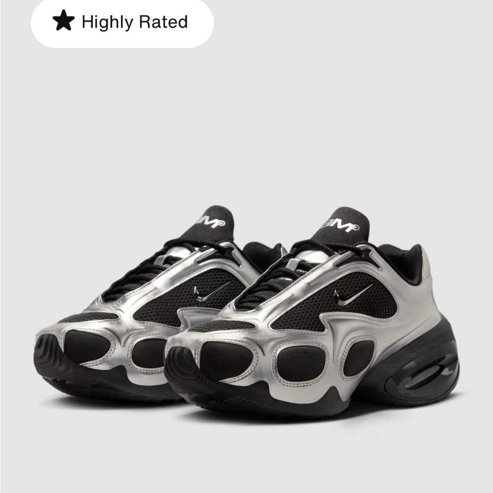 Nike Air Max Muse Silver and Black